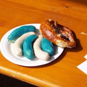 Start zum Frühschoppen mit Weiß-(blauer)-Wurscht und Brezn