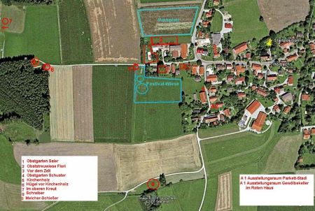 Standorte der Objekte